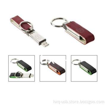 Revolving Leather USB (HXQ-L020)